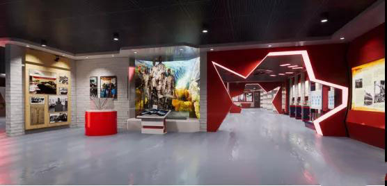 誰說黨建紅色館都是土味館？真正以現(xiàn)代，科技于一體的紅色黨建展館設(shè)計(jì)欣賞插圖(2)