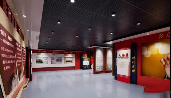 誰說黨建紅色館都是土味館？真正以現(xiàn)代，科技于一體的紅色黨建展館設(shè)計(jì)欣賞插圖(3)